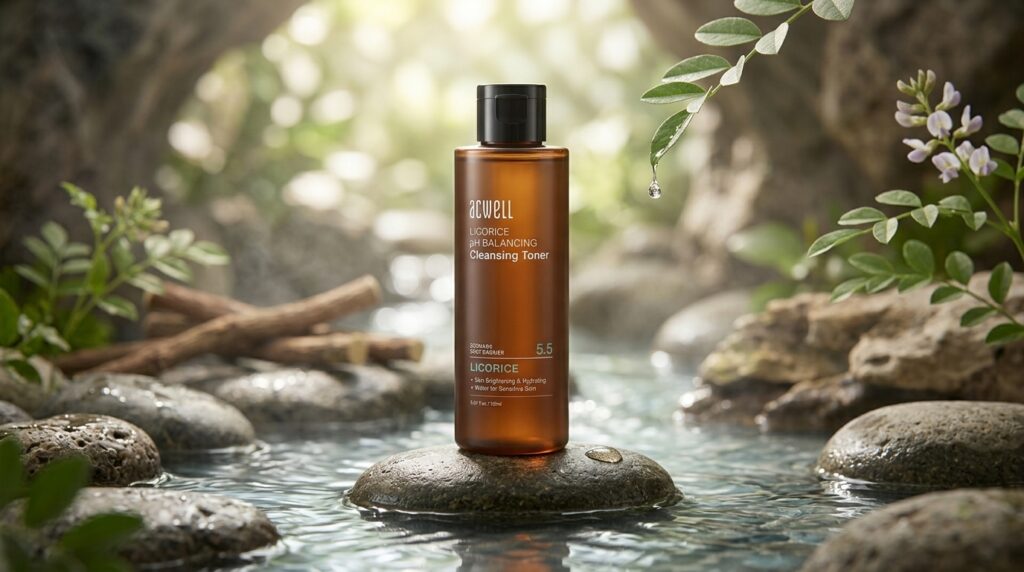 image showing the acwell toner 150ml available at Beauty By Daz