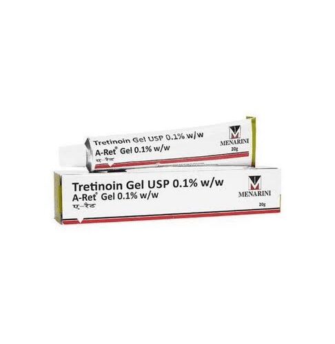 Menarini A-Ret Tretinoin 0.1% Gel 20g for acne-prone skin