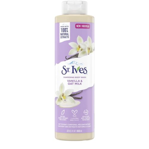 St Ives Vanilla And Oat Pampering Body Wash 650ml