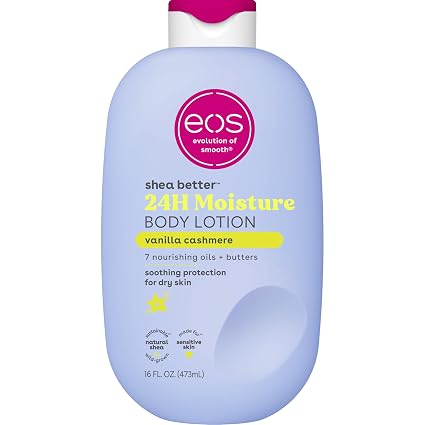 Eos Shea Better Moisture Body Lotion Vanilla Cashmere 16Fl Oz