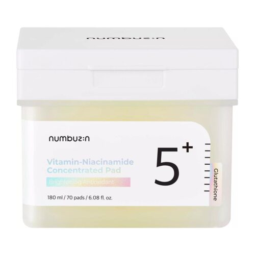 numbuzin No.5+ Vitamin-Niacinamide Concentrated Toner Pads - 70 Pads