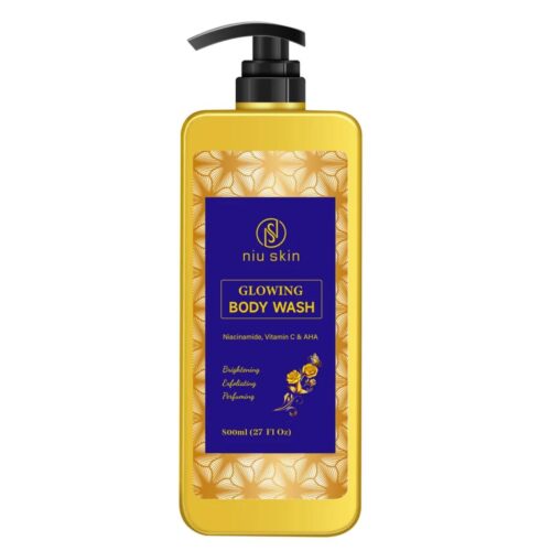 Niu Skin Glowing Body Wash Niacinamide, Vitamin C & AHA - 800ml