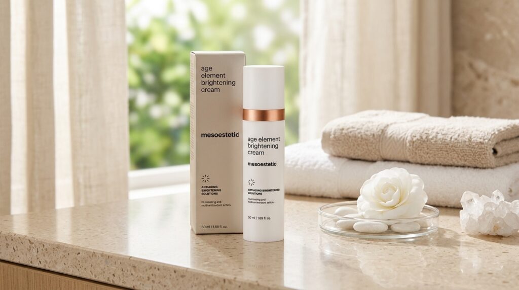 Image showing the Mesoestetic Age Element Brightening Cream available at Beauty By Daz