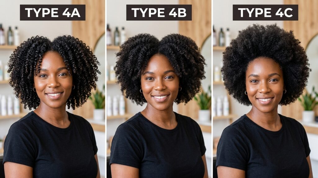 image showing a woman's hair after using the right curly hair products
