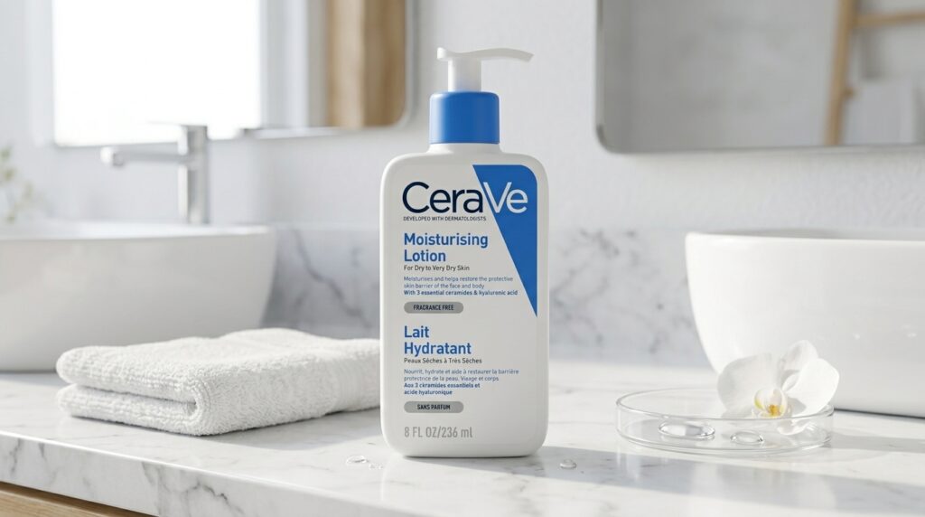 image showing the CeraVe Moisturising Lotion available at Beauty By Daz