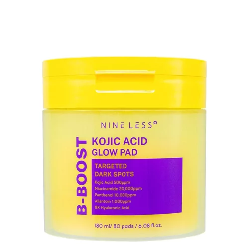 NINELESS B-Boost Kojic Acid Radiant Glow Toner Pads - 80 Pads