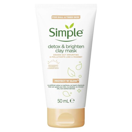 Simple Daily Skin Detox Detox & Brighten Clay Mask - 50ml