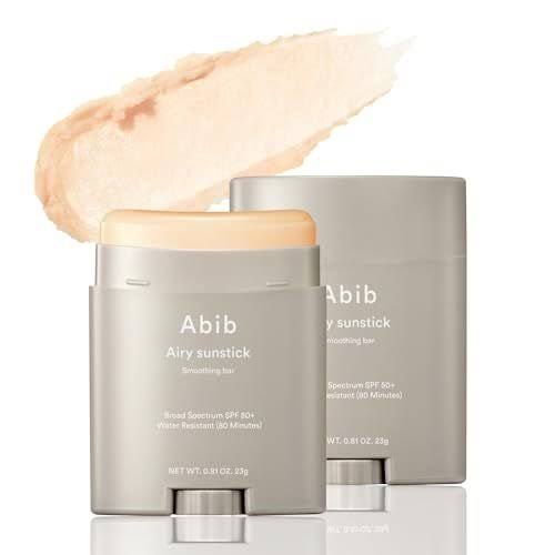ABIB Airy Sunstick Smoothing Bar SPF50+ PA++++ 23g for face and neck sun protection