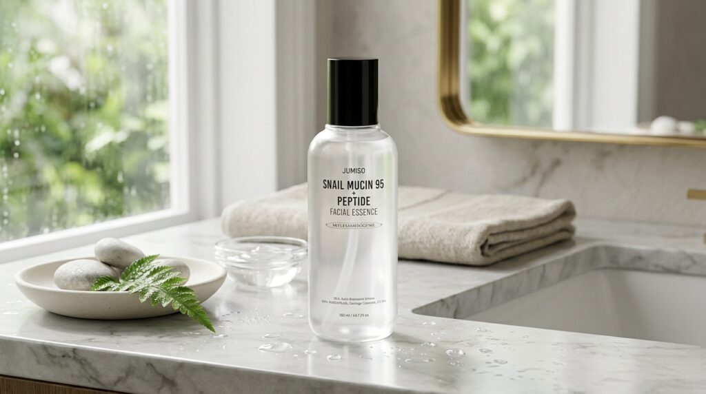 Image showing the Jumiso Snail Mucin 95 + Peptide Essence available at Beauty By Daz