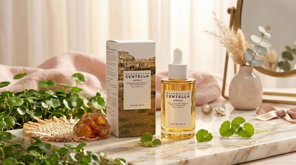 Image showing the Skin1004 Madagascar Centella Ampoule available at Beauty By Daz