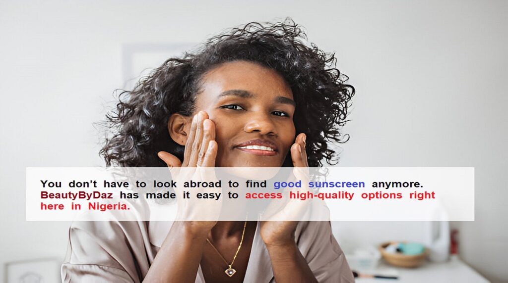 best sunscreen in nigeria