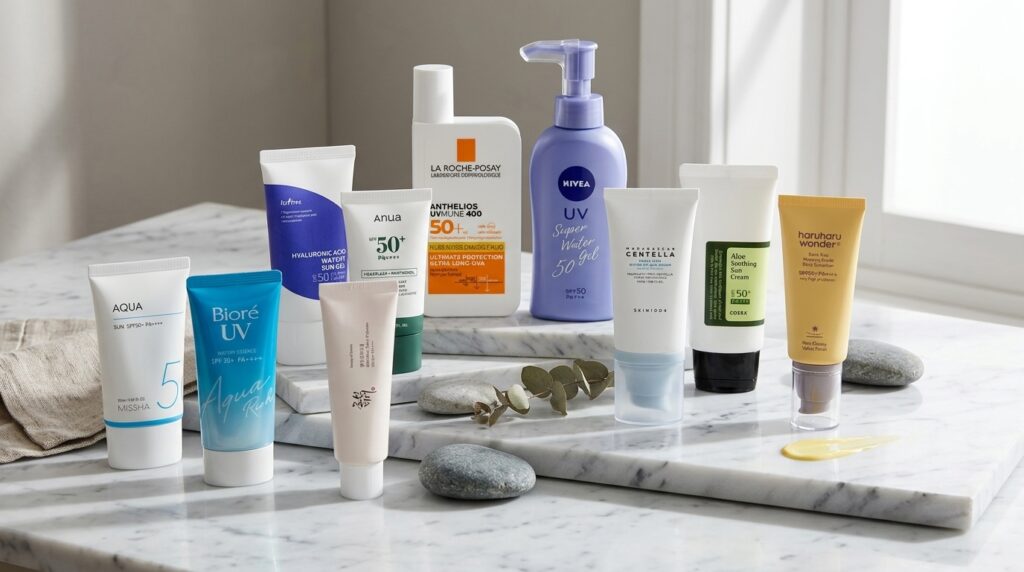 image showing the best sunscreens in Nigeria available at Beauty By Daz