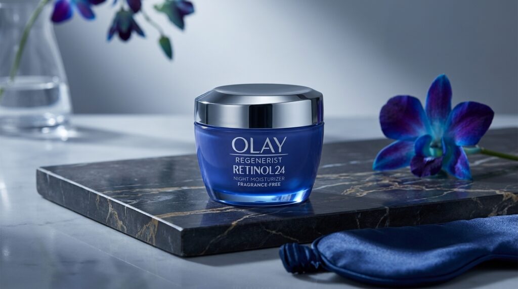 Image showing the Olay Regenerist Retinol24 Night Cream at Beauty By Daz