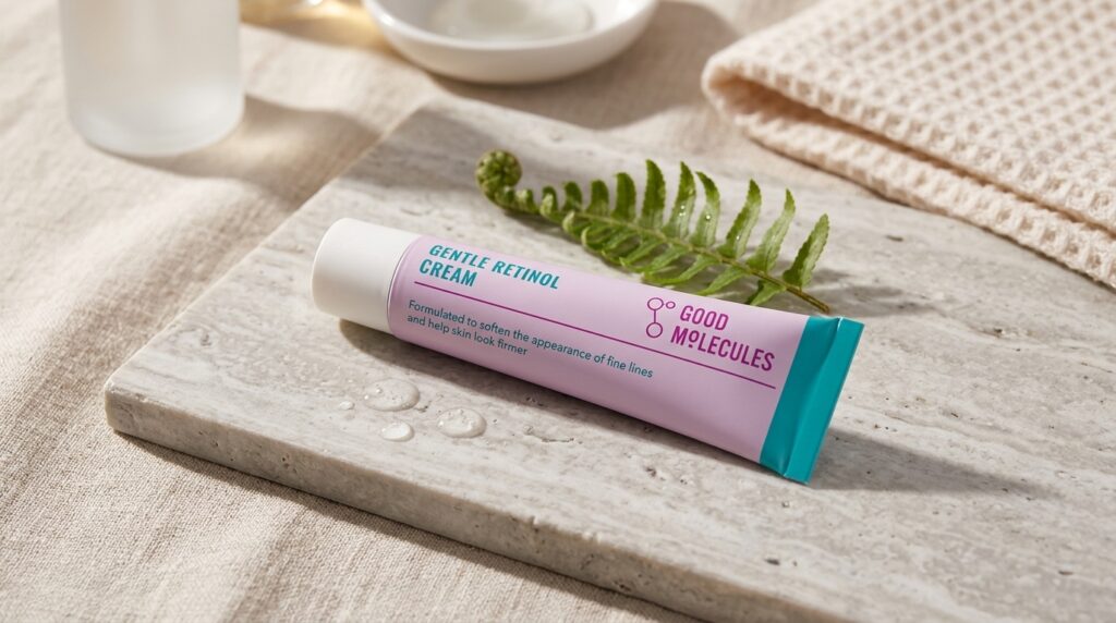 Image showing the Good Molecules Gentle Retinol Cream available at Beauty By Daz
