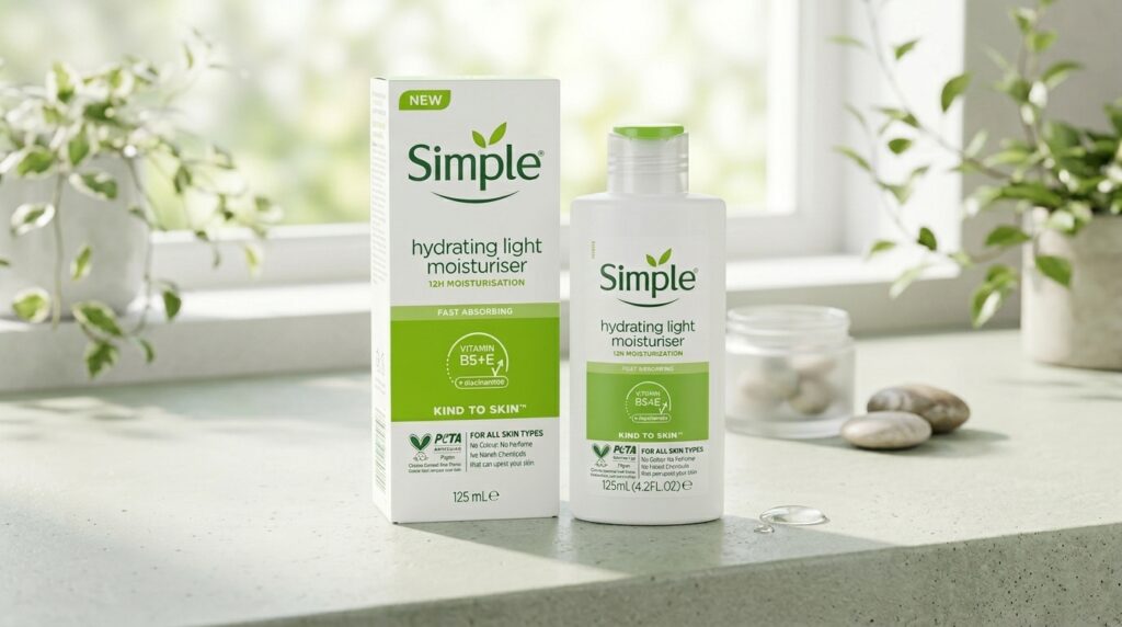 Image showing the Simple Moisturising Lotion available at Beauty By Daz
