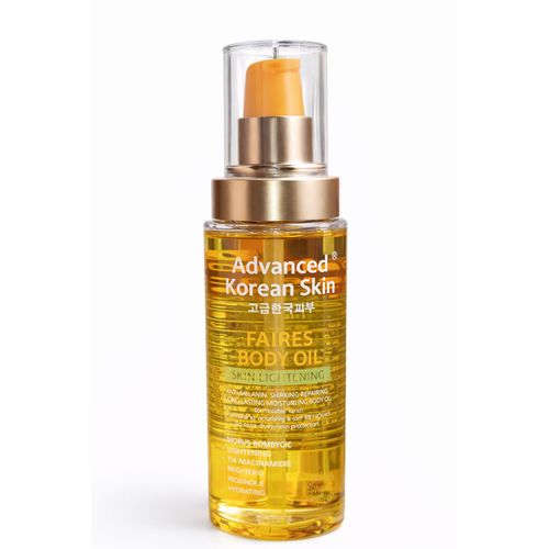 Advanced Korean Fairest Skin Lightening Body Oil 280ml for hydrated, smooth and brighter-looking skin