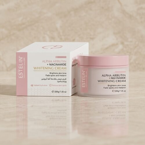 Image showing the Estelin Alpha Arbutin + Niacinamide Whitening Cream available at Beauty By Daz