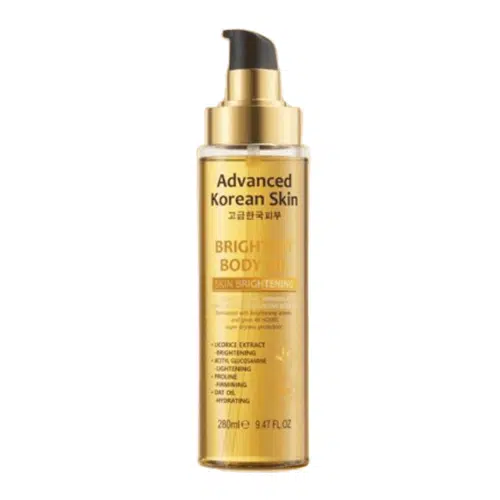 Advanced Korean Skin Brightest Body Oil Intense Skin Brightening 280ml for hydrated, smooth and radiant-looking skin