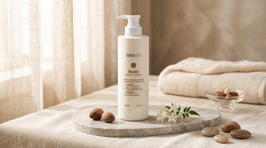 Image showing the Avien 5.5 Wonder Body Lotion available at Beauty By Daz