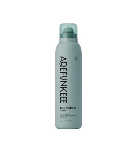 Adefunke Hair Ultimate Lace Melting Spray 180ml for seamless-looking lace and hairline finishing