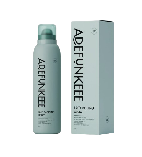 Adefunke Hair Ultimate Lace Melting Spray 180ml for seamless-looking lace and hairline finishing