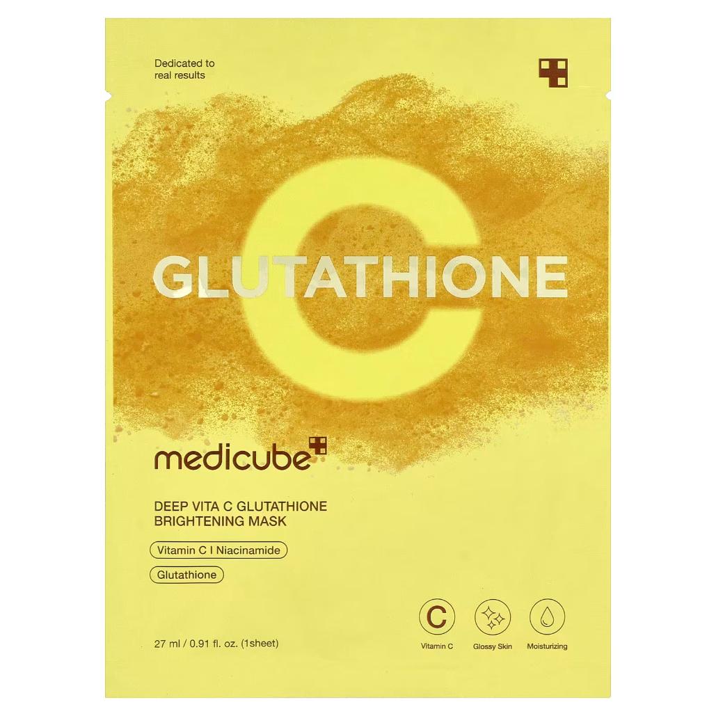 MEDICUBE Glutathione Deep Vita C Brightening Sheet Mask - 1 Sheet