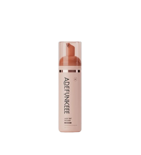 Adefunke Lace Tint Mousse Light Brown 200ml for tinting lace and creating a natural-looking hairline