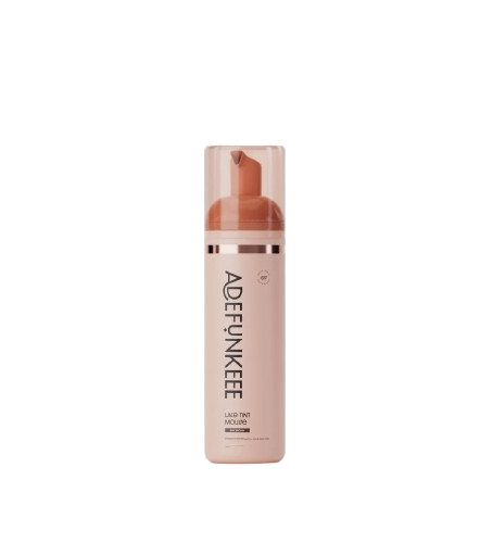 Adefunke Hair Lace Tint Mousse Medium Brown 200ml for tinting lace and creating a natural-looking hairline