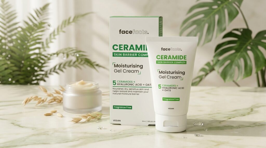 Image showing the Facefacts Ceramide Moisturising Gel Cream