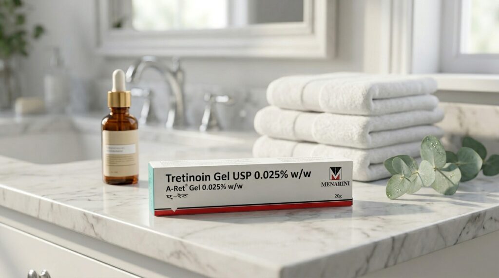 Image showing the aret tretinoin cream bought at Beauty By Daz
