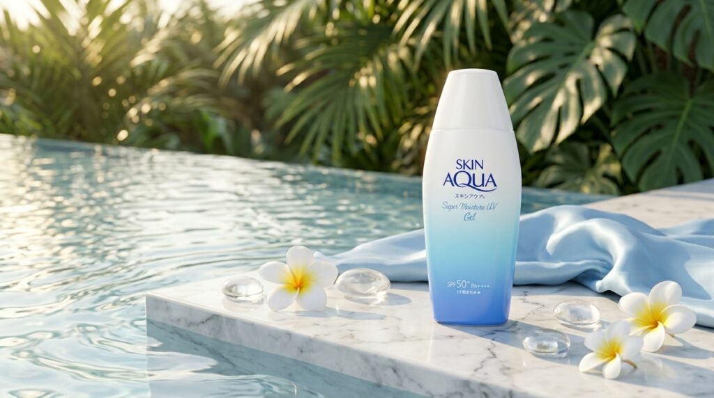 Image showing the Skin Aqua UV Moisture Gel SPF 50 bought at Beauty By Daz