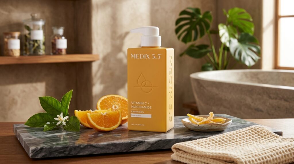 Image showing the The Medix Vitamin C + Niacinamide Body Wash