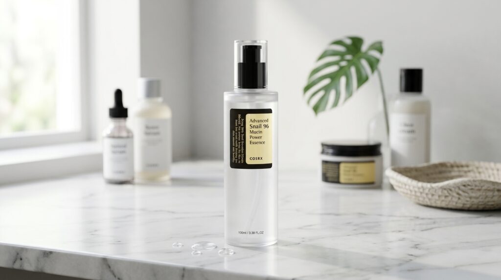 Image showing the COSRX snail mucin essence available at Beauty By Daz
