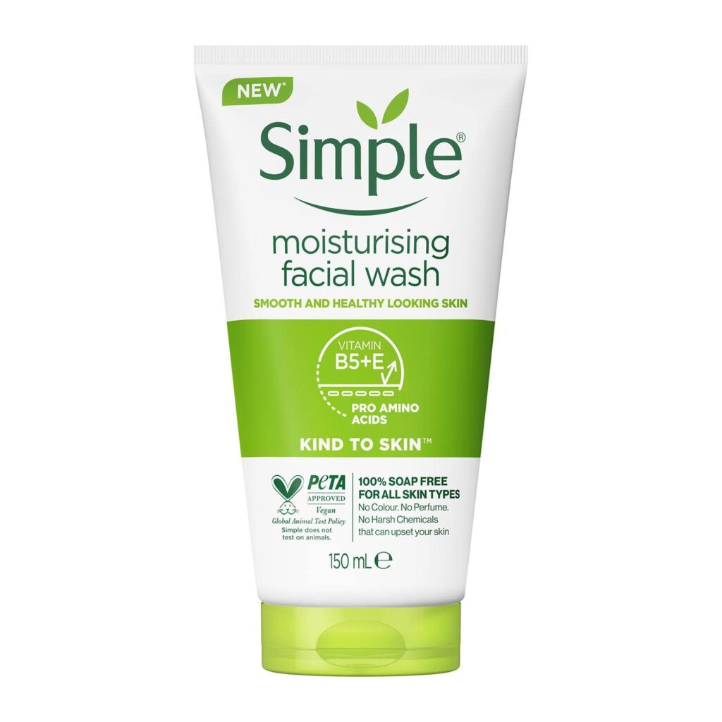 Image showing the Simple Kind to Skin Moisturising Facial Wash
