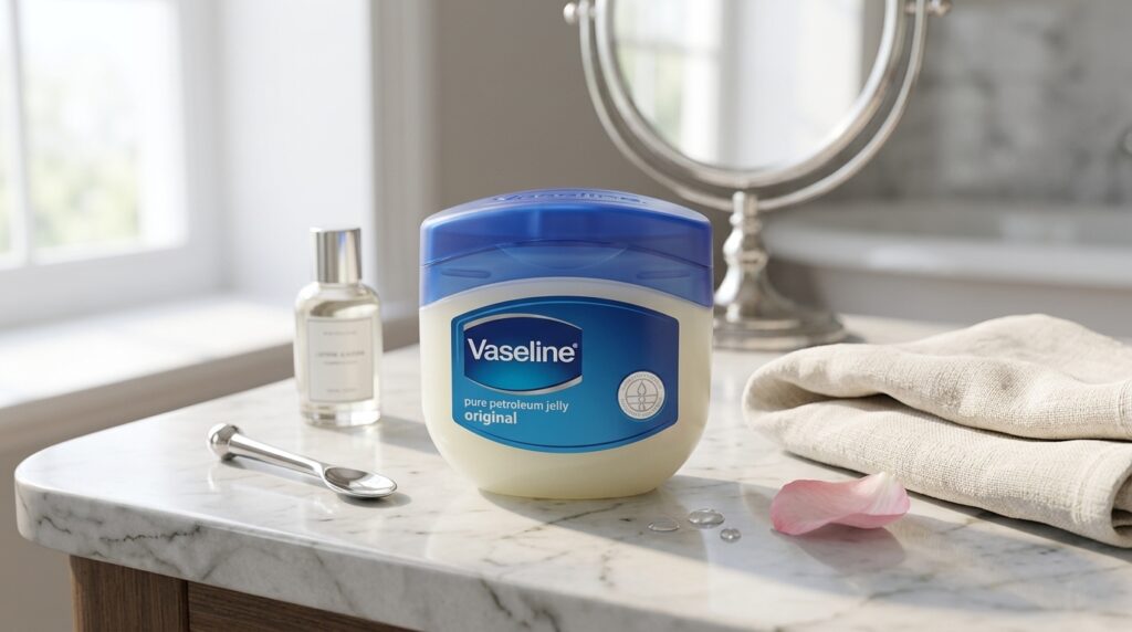 Image showing a jar of Vaseline Petroleum Jelly bought at Beauty By Daz