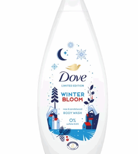 Dove winter bloom body wash