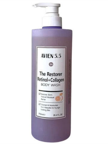 Avien 5.5 The Restore Retinol+Collagen Body Wash 750ml