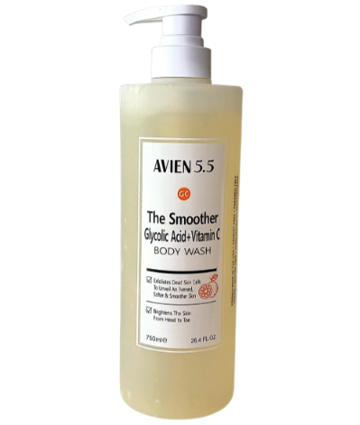 Avien 5.5The Smoother Glycolic Acid+Vitamin C Body Wash 750ml