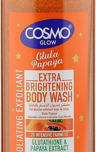 COSMO GLOW GLUTA PAPAYA EXTRA BRIGHTENING BODY WASH