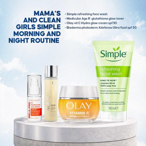 Mama's and Clean Girls Simple Morning and Night Routine (60-90k)