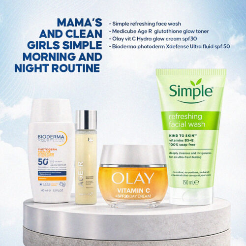 Mama's and Clean Girls Simple Morning and Night Routine (60-90k)