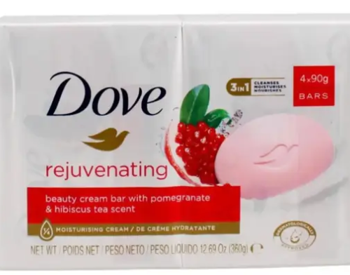 Dove Rejuvenating  Bar 4x90g Pack (360g)