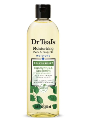 Dr Teal’s Eucalyptus & Spearmint Moisturizing Bath & Body Oils - 260ml