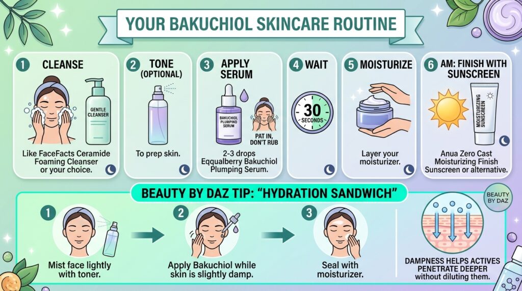 Image showing How to Use the Eqqualberry Bakuchiol Plumping Serum for Best Results