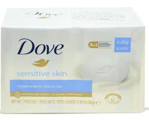 Dove Sensitive Skin Bar 4 bars