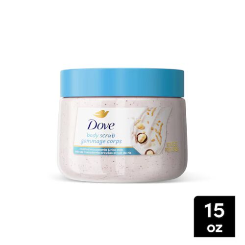 Dove Crushed Macadamia and Rice Milk Body Scrub Gommage Corps