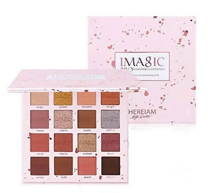 IMAGIC Professional Cosmetics Hereiam Style 16 Color Eye-Shadow Palette