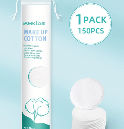 Monkids Makeup Cotton Pads 150pcs