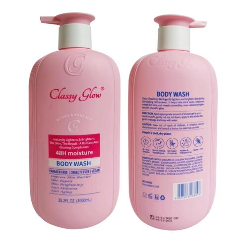 Classy Glow Retinol And Kojic Acid Body Wash 1000ml