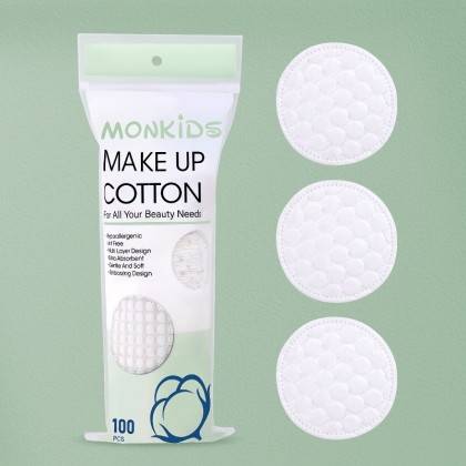 Monkids Makeup Cotton Pads 100pcs